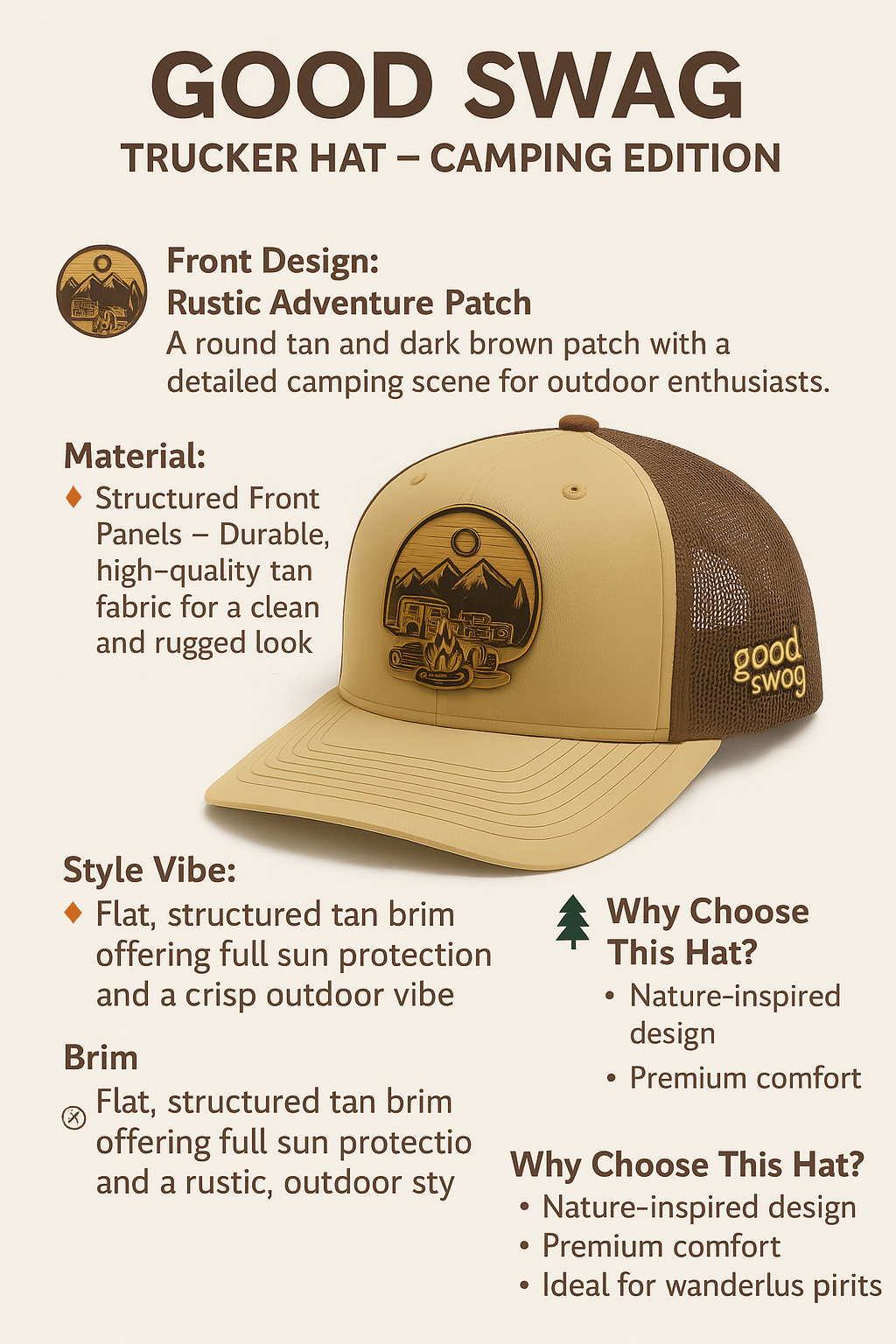 Campfire Trails Trucker Hat