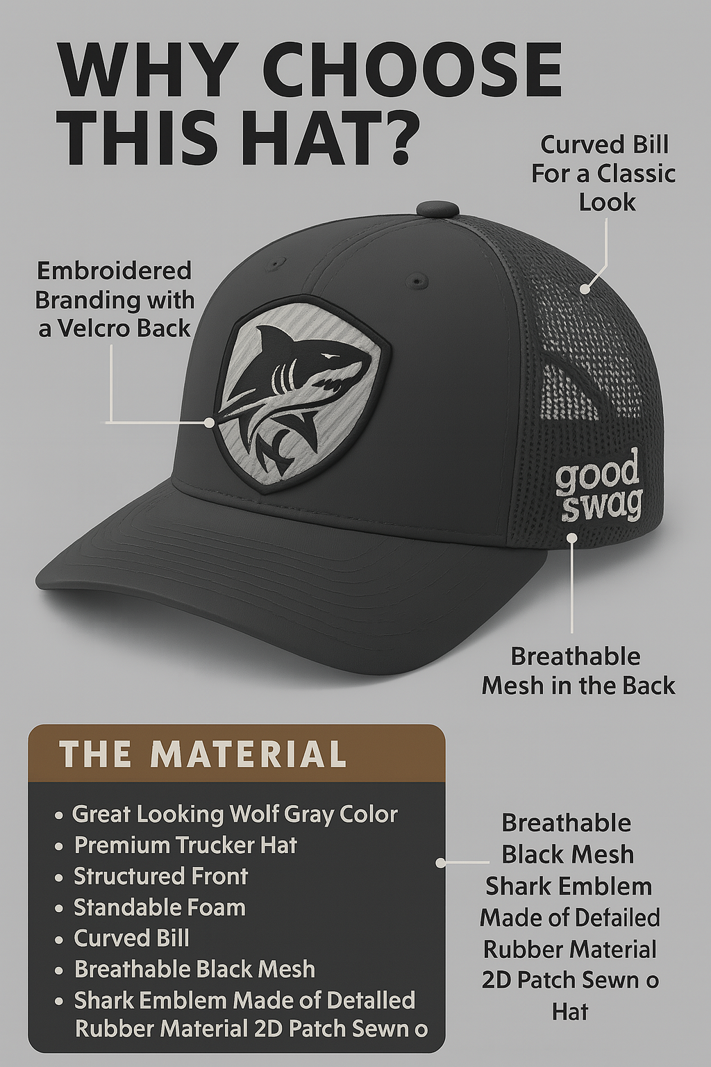 Shark Shield Trucker Hat