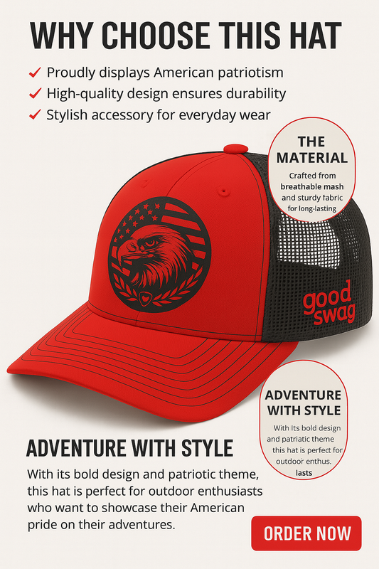 Patriot Eagle Mesh Cap